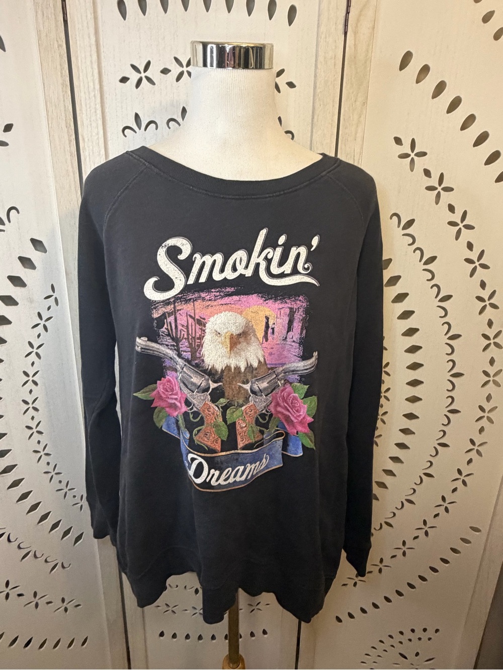 Spell Smokin' Dreams Graphic Pullover Sweatshirt